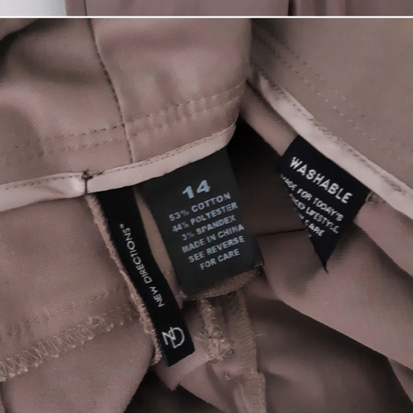 NWOT New Directions Capris Size 14 - Picture 4 of 4